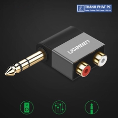 Đầu chuyển đổi 6.5mm to RCA (hoa sen) Ugreen 40846