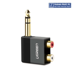 Đầu chuyển đổi 6.5mm to RCA (hoa sen) Ugreen 40846