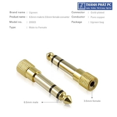 Đầu chuyển đổi âm thanh 6.5mm sang 3.5mm Ugreen 20503