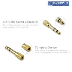 Đầu chuyển đổi âm thanh 6.5mm sang 3.5mm Ugreen 20503