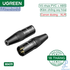 Đầu jack hàn canon dương XLR Ugreen 80439