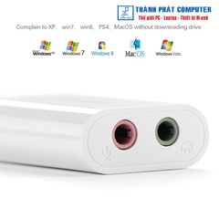 Card sound USB 2.0 to 3.5mm Ugreen 30143