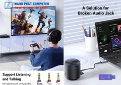 Card sound USB 2.0 to 3.5mm TRRS Mic & Loa Ugreen 80864