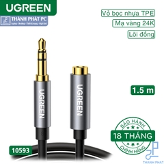 Cáp Audio 3.5mm nối dài 1,5m chính hãng Ugreen 10593