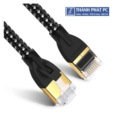 Cáp mạng đúc sẵn Cat6a bọc dù dài 5m Ugreen 50354