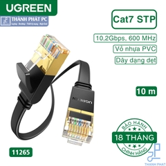 Cáp mạng đúc sẵn Cat7 FTP dài 10m dẹt Ugreen 11265