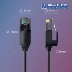 Cáp mạng đúc sẵn Slim Cat6a 10Gbps dài 2m Ugreen 70334