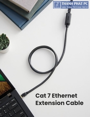 Cáp mạng Cat7 nối dài 0,5m âm dương Ugreen 80410