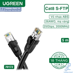 Cáp mạng Cat8 S/FTP đúc sẵn dài 5m Ugreen 70172