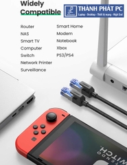 Cáp mạng Cat8 đúc sẵn bọc dù dài 3m Ugreen 80432