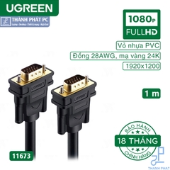 Cáp VGA 3+6C dài 1m Ugreen 11673