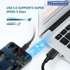 Cáp USB 3.0 to USB Type-C dài 0.5m Ugreen 20881
