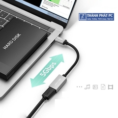 Cáp OTG USB Type-C vỏ nhôm dài 10cm Ugreen 30646