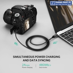 Cáp sạc USB Type-C to Mini USB dài 1m Ugreen 50445