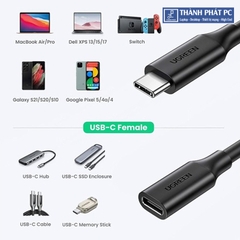 Cáp nối dài Thunderbolt 3 dài 1m Ugreen 10387