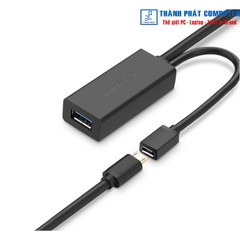 Cáp USB 3.0 nối dài 10m hỗ trợ nguồn Micro USB Ugreen 20827