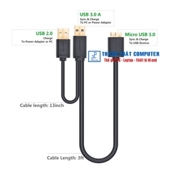Cáp sạc và đồng bộ dữ liệu Micro USB 3.0 dài 1m Ugreen 10382
