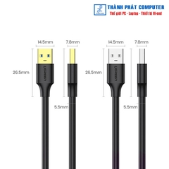 Cáp USB 3.0 dài 3m hai đầu đực Ugreen 90576