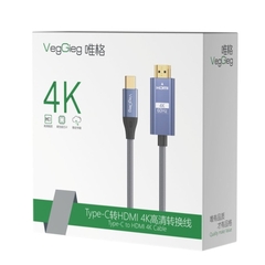 Cáp chuyển đổi VegGieg Type-C 3.1 to HDTV 4K60Hz V-Z625