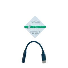 Cáp chuyển đổi VegGieg Type-C sang audio 3.5mm âm V-S103