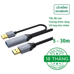 Cáp Nối Dài USB 3.0 - Tích Hợp Chip VegGieg V-U330 (5 – 30m)