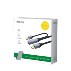 Cáp Nối Dài USB 3.0 - Tích Hợp Chip VegGieg V-U330 (5 – 30m)