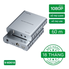 Bộ Mở Rộng HDMI 1080P KVM 60m (USB & Sound) VegGieg V-HD010
