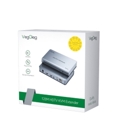Bộ Mở Rộng HDMI 4K30Hz KVM 120m (USB & Sound) VegGieg V-HD011