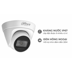 CAMERA DAHUA DH-IPC-HDW1230T1-S5 (IP| 2MP|DOME| POE)