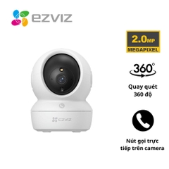 CAMERA EZVIZ CS-H6C PRO 2MP (WIFI| 1080P| GỌI ĐIỆN QUA APP| QUAY QUÉT| ĐÊM FULL MÀU)