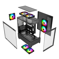 VỎ CASE  MÁY TÍNH CENTAUR CENTAUR METAL BLACK (M-ATX| MID TOWER| MÀU ĐEN)