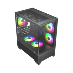 VỎ CASE  MÁY TÍNH CENTAUR CENTAUR METAL BLACK (M-ATX| MID TOWER| MÀU ĐEN)