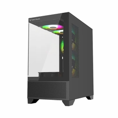 VỎ CASE  MÁY TÍNH CENTAUR CENTAUR METAL BLACK (M-ATX| MID TOWER| MÀU ĐEN)