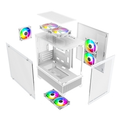VỎ CASE  MÁY TÍNH CENTAUR CENTAUR METAL WHITE (M-ATX| MID TOWER| TRẮNG)