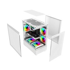 VỎ CASE  MÁY TÍNH CENTAUR TIMBER WHITE (M-ATX MID TOWER MÀU TRẮNG)