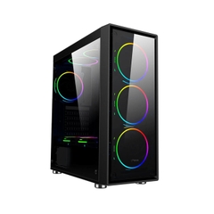 VỎ CASE MÁY TÍNH FORGAME MIRAGE 2000 (MID TOWERMÀU ĐEN)