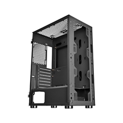 VỎ CASE  MÁY TÍNH KENOO ESPORT S600 - BLACK (MID TOWER| MÀU ĐEN)
