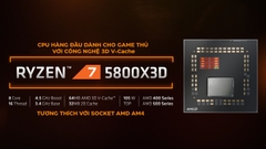 CPU AMD Ryzen 7 5800X3D (Zen 3| AM4)