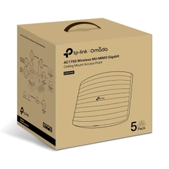 ACCESS POINT TP-LINK EAP245 (GIGABIT AC1750| MU-MIMO| GẮN TRẦN| 45 USER, ANTEN NGẦM)