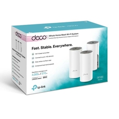 BỘ PHÁT WIFI TP-LINK DECO E4 3-PACK (AC1200MBPS/ 2 ANTEN NGẦM/ WIFI MESH/ 100 USER)