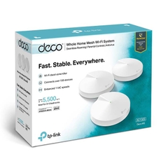 BỘ PHÁT WIFI TP-LINK DECO M5 3-PACK (AC1300MBPS| 4 ANTEN NGẦM| WIFI MESH| DƯỚI 100 USER)
