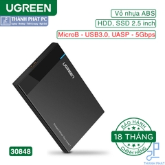 Box ổ cứng 2,5 inch USB 3.0 Ugreen 30848