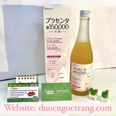 Nước Uống Đẹp Da Fracora Placenta Drink 150000mg Collagen 30000mg Từ Nhật Bản