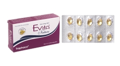 Viên uống Evita Nature bổ sung vitamin E, chống oxy hoá hộp 30 viên