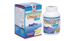 Dầu cá UBB Omega-3 hỗ trợ giảm mỡ máu, phát triển não bộ chai 100 viên