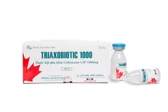 Triaxobiotic 1000 (Ceftriaxone) Tenamyd (H/10lọ)