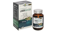 Onepharm LiverMaxs hỗ trợ thanh nhiệt, mát gan, giải độc gan lọ 30 viên