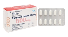 Transamin Tablets 500mg trị chảy máu do tăng tiêu firin (10 vỉ x 10 viên)