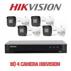 Trọn Bộ 4 Camera Quan Sát Hikvision 2MP 1080P