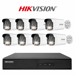 Bộ camera IP PoE HIKVISION 8 kênh 4MP có màu ban đêm, mic thu âm